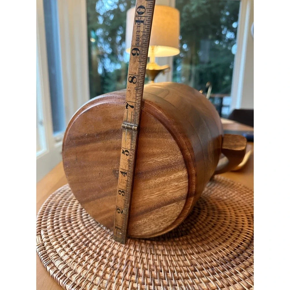 MCM Dansk Wooden Ice Bucket